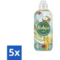 Robijn 5 x – Wasverzachter – Kokos Sensation – 765 ml - Koffiezetapparaat