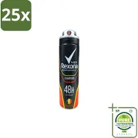 Rexona 25 x – Deodorant Spray – Champions – 150 ml - Grootverpakking - Deodorant Spray Mannen - Sportieve Geur - Frisheid - Zweetbestendig - Antitranspirant