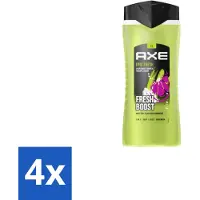Axe 4 x – Douchegel – Epic Fresh Fresh Boost 3-in-1 – 400 ml - Douchegel - Frisheid - Lichaam - Gezicht - Haar