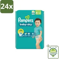 Pampers – Luiers – Baby Dry Maat 6 – 22 Luiers - Voordeelverpakking - 24 stuks - Baby luier - Droge luier