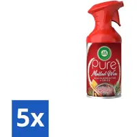 Air Wick 5 x – Luchtverfrisser Spray – Pure Mulled Wine – 250 ml - Voordeelverpakking - 5 stuks