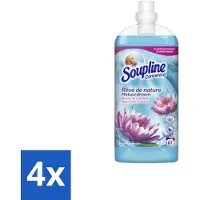 Soupline 4 x – Wasverzachter – Nevel van Frisheid – 1,35 L - Wasverzachter - Nevel Van Frisheid - Wasbeurt - Kleding Verzorgen - Textiel Verzorgen