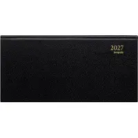 Brepols agenda 2027 - BREPRINT [0.071] - 14M - LIMA - Zakagenda - 1 week op 2 pagina's - Weekoverzicht - Zwart - 16.6 x 8.1 cm