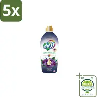 Dreft 5 x – Wasverzachter – Ultimate Care Intense Dark – 40 Wasbeurten - Grootverpakking - Wasverzachter - Kleurbescherming - Collageen - Wasgoed Verzorgen - Anti-aging Was