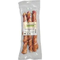 Zoolekker Rawhide stick kip en rund 24 cm - hondensnack van buffelhuid en kip, verpakking 3 stuks