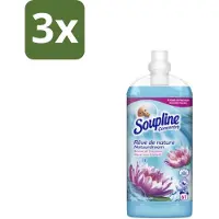 Soupline 3 x – Wasverzachter – Nevel van Frisheid – 1,35 L - Wasverzachter - Nevel Van Frisheid - Wasverzachter Nevel Van Frisheid - Wasverzachter Voor Kleding - Wasverzachter Voor Beddengoed