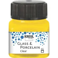 Kreul Glas- en Porseleinverf Glass & Porcelain Clear 20 ml - Transparant Donkerblauw