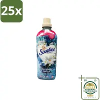 Soupline 25 x – Wasverzachter – Energie Jasmijn & Witte Bloemen – 950 ml - Grootverpakking - Wasverzachter - Jasmijn - Witte Bloemen - Fris - Energie
