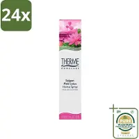 Therme - Interieurspray - Saigon Pink Lotus - Oosterse Romantiek in Huis - 60 ml - Voordeelverpakking - 24 stuks - Oosterse geur - Geurige spray