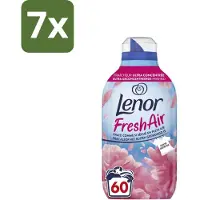Lenor 7 x – Wasverzachter – Bloesem – 60 Wasbeurten – 840 ml - Wasverzachter - Buitenluchtfrisheid - Bloesemgeur - Wasgoed - Geur