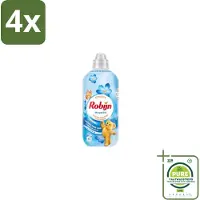 Robijn – Wasverzachter – Morgenfris – 1,1 L - Voordeelverpakking - 4 stuks - Wasverzachter - Wasverzachter morgenfris