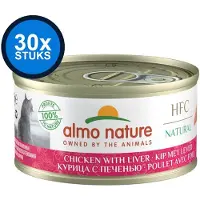 Almo Nature 30x HFC - Kip & Lever - Kattenvoer Natvoer - 70g