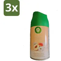 Air Wick 3 x - Luchtverfrisser Navulling - Witte Perzik - Automatische Spray - 250 ml - Luchtverfrisser - Geurverspreiding - Witte Perzik - Automatische Spray - Geurintensiteit