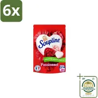 Soupline – Wasverzachtertabletten – Harten Straling van Passiebloemboeket - 28 tabletten - Voordeelverpakking - 6 stuks - Rozengeur wasverzachter - Verzachte wasverzachter