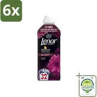 Lenor – Wasverzachter – Lotus Flower & Diamond Figs – 32 Wasbeurten – 675 ml - Voordeelverpakking - 6 stuks - Wasverzachter - Wasmachine