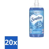 Soupline 20 x – Wasverzachter – Active Fresh Frisheid van Blauwe Anjer – 2 L - Wasverzachter - Frisheid - Blauwe Anjer - Wasgoed - Kleding