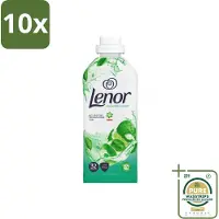 Lenor 10 x – Wasverzachter – Freshness Guard – 32 Wasbeurten – 800 ml - Grootverpakking - Wasverzachter - Frisheid - Geur - Geurprofiel - Geurtjes