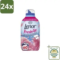 Lenor – Wasverzachter – Bloesem – 60 Wasbeurten – 840 ml - Voordeelverpakking - 24 stuks - Bloesemgeur - Wasgoedfrisheid