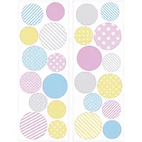 Graham & Brown Muursticker stippen pastel 25x70cm