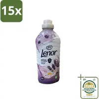 Lenor 15 x – Wasverzachter – Lavender & Kamille – 56 Wasbeurten – 1176 ml - Grootverpakking - Wasverzachter - Lavendel - Kamille - Wasgeur - Wasverzachting