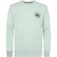 Petrol Industries Heren sweater m-1060-swr316 6181 cool mint
