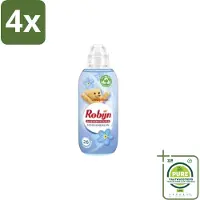 Robijn – Wasverzachter – Morgendauw – 650 ml - Voordeelverpakking - 4 stuks - Wasverzachter - Wasgeur