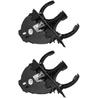 Exogio 2X Black Rear Dual Drink Cup Holder for- 525I 528I 530I 540I 5 Series E39 Retractable 51168184520