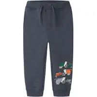 Name it Broek 'NMMVIMO' smoky blue / stone grey / groen / oranje