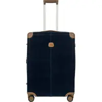 Bric's Life 4 wielen Trolley M 71 cm met uitbreidingsplooi blauw