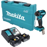 Makita DDF 083 RTK accu-boorschroevendraaier 18 V 40 Nm 1/4" borstelloos + 2x accu 5,0 Ah + oplader + koffer