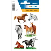Herma Stickers paarden rassen - 10 stuks