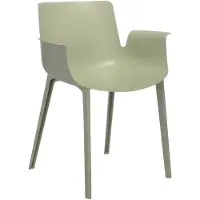 Kartell Piuma Stoel Sage Green