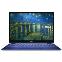 MSI Touchscreen Laptop Prestige 14 Flip AI+ Vincent van Gogh Edition 261FRN 14" Intel Core Ultra X9 32 GB RAM 1 TB SSD Sterrennacht aan de Rhône - Franse Azerty