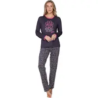 Rebelle Pyjama 'Furry Friend' donkergrijs