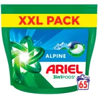 Ariel Wasmiddel 3in1 Pods Alpine 65 stuks