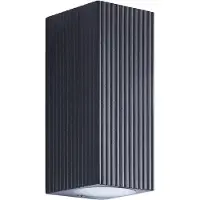 Brilliant Jelani - Buiten wandlamp - Gu10 max 2x10W - Zwart