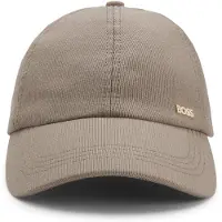 BOSS Corduroy pet van een katoenmix met metalen logo
