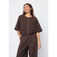 Sisters point GARWIN-VE.SS - Dames gilet - D. Chocolate - Maat M