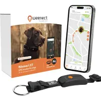 Weenect Dog XT Black Collar - NEW GPS dog collar