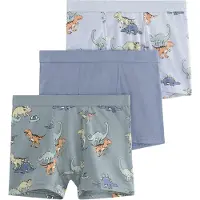Lindex Onderbroek 'Dinosaurs' blauw / groen