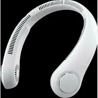 JISULIFE Neck Fan 3 5 Speed Wind Grey - Nekventilator Ventilator 3 Snelheden Grijs