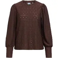 Object Blouse 'OBJLaila' chocoladebruin
