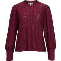 Object Blouse 'OBJLAILA' wijnrood
