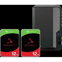Synology DS225+ + Seagate Ironwolf 12TB Duo Pack