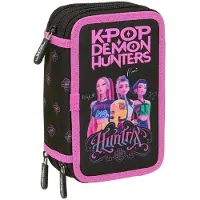 Safta K-pop Demon Hunters etui, zwart. Mannenmodel, zwart. One size