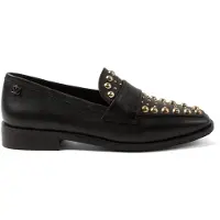 Lazamani Loafers Dames Zwart Leer | Maat 39