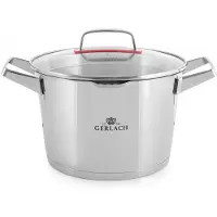 Gerlach Superior Kookpan 5,5L - Roestvrij Staal, 24cm