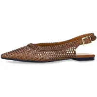 Manfield Slingpumps brons