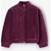 Sissy-Boy Donkerpaars Velvet Bomber Jack | Maat: 98-104