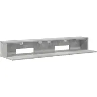 vidaXL studiobureau Betongrijs 152 x 36 x 19,5 cm Bewerkt hout